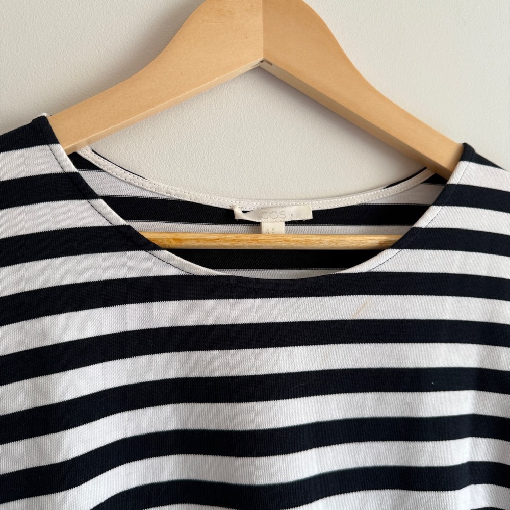 COS Striped Cotton Dress, M - Picture 5 of 9